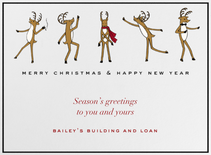 Reindeer Gala - Christmas Card by Paperless Post