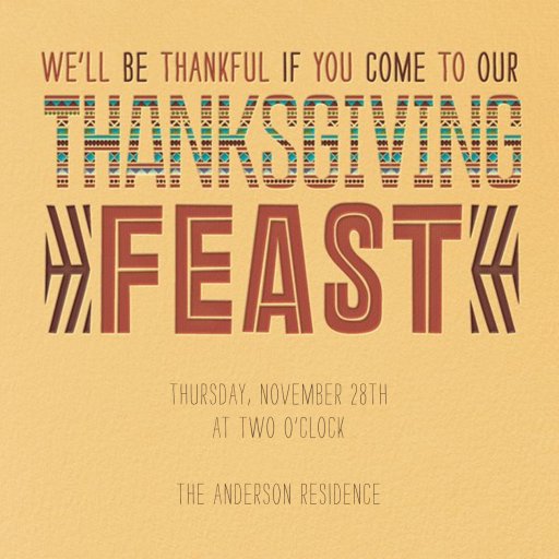 Southwest Thanksgiving by Crate & Barrel
