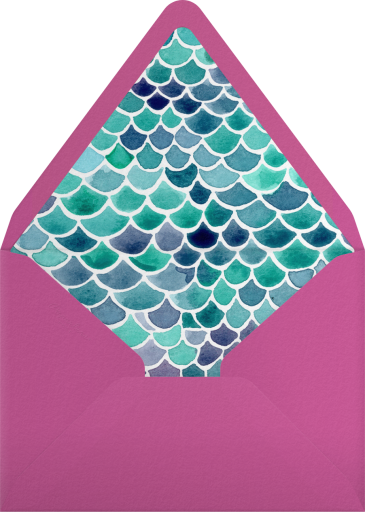 Mermaid Tail - Paperless Post Envelope
