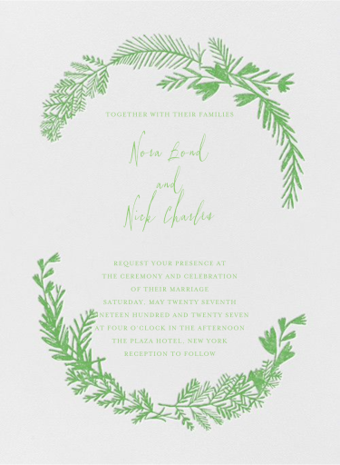 Miss Mimi Margeaux I - Wedding Invitation by Mr. Boddington's Studio