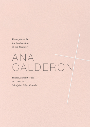 Faithful (Invitation) - Confirmation Invitation by Paperless Post
