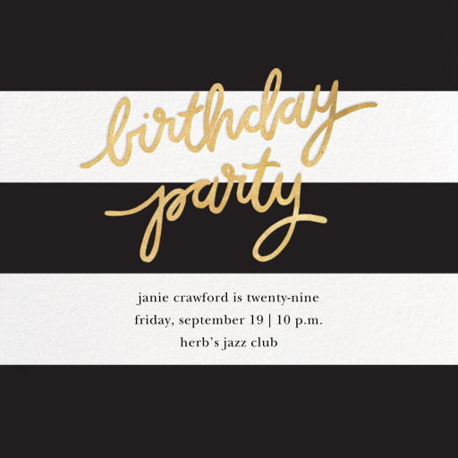 Cabana Birthday - Birthday Invitation by Sugar Paper