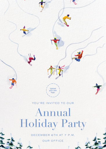 The Slope (Inslee Fariss) - Corporate Holiday Party Invitation by Dogwood Hill