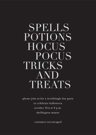Hocus Pocus by Sugar Paper