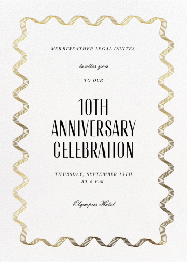 Sound Wave - Business Anniversary Invitation by Paperless Post
