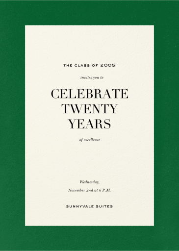 A La Mode - Alumni Event Invitation by Paperless Post