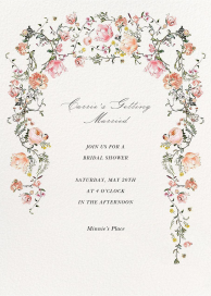Purest Peonies - Invitation by  Monique Lhuillier