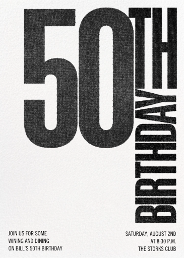 Biggie - Birthday Invitation by Paperless Post