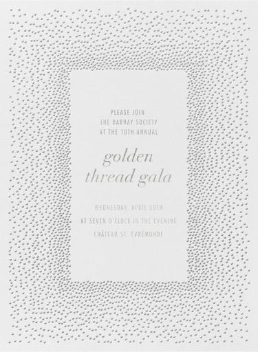 Jubilee I - Business Event Invitation by Kelly Wearstler