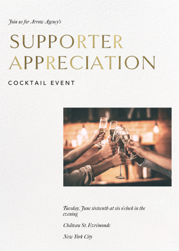Stacked Elements - Appreciation Event Invitation by Paperless Post