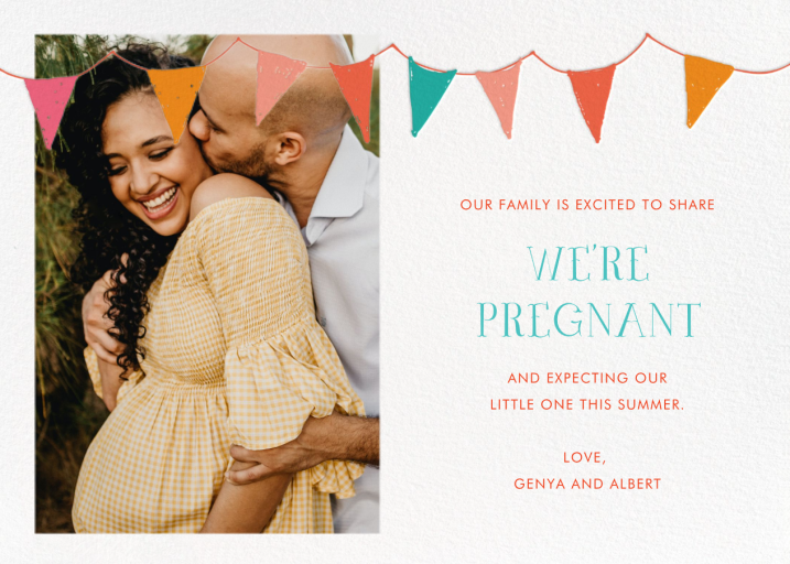 Ticker Tape Baby - Pregnancy Announcement by Mr. Boddington's Studio