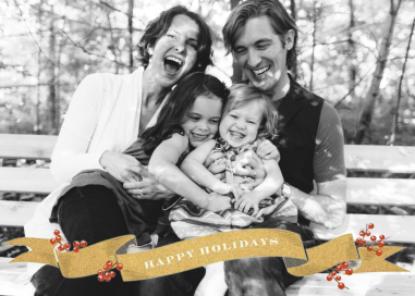 Ribbon of Joy - Holiday Card by Paperless Post