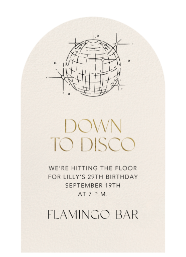 Disco Gleam - Birthday Invitation by Paperless Post
