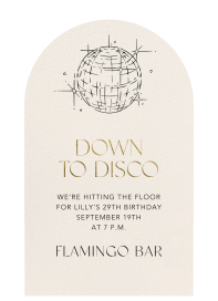 Disco Gleam - Birthday Invitation by Paperless Post