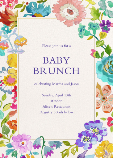 Classic Meadow - Baby Shower Invitation by Liberty
