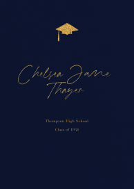 Navy - Announcement by Paperless Post