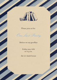 diagonal stripe tall by Paperless Post