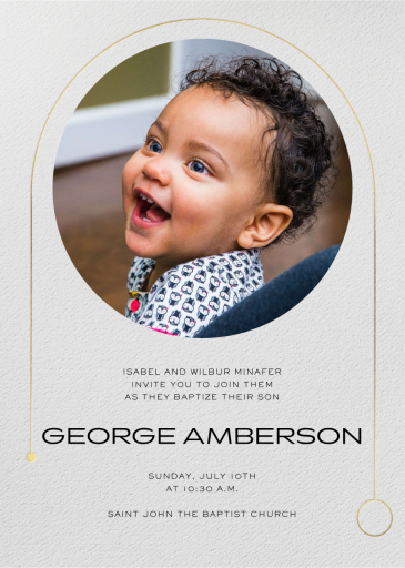 Destiny - Baptism & Christening Invitation by Paperless Post