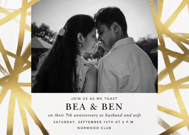 Channels Photo - Anniversary Invitation by Kelly Wearstler