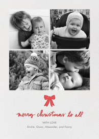 Christmas Windowpane - Christmas Card by Linda and Harriett