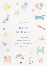 Cats and Dogs - Baby Shower Invitation by Meri Meri