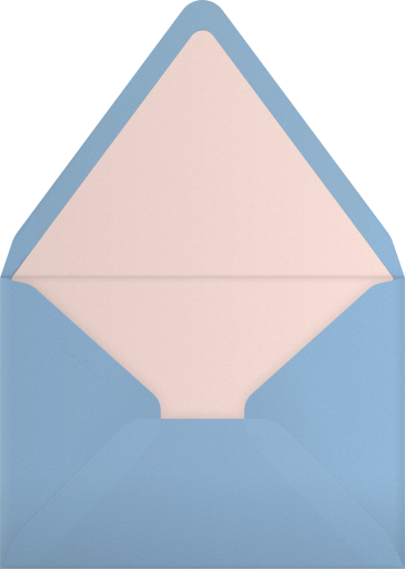Garden Bloom Frame Invitation Envelope