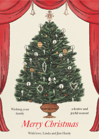 Christmas Tree Viewing - Holiday Card by Paperless Post