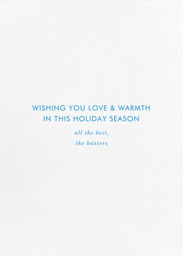 Baronial (Photo) - Christmas Card by kate spade new york - Back