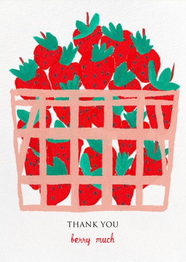 Berry Love - Greeting Card by Mr. Boddington's Studio