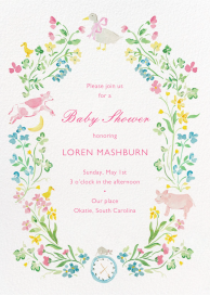 Mother Goose (Gina Langford) - Baby Shower Invitation by Dogwood Hill
