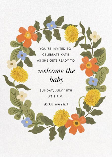 Autumn Bouquet - Thanksgiving Invitation by Rifle Paper Co.