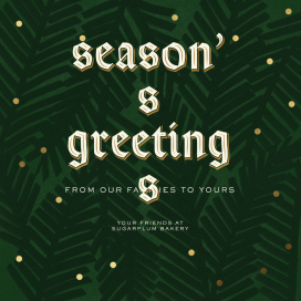 Spruce Pattern - Business Holiday Card by Paperless Post
