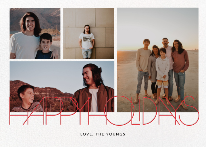 Avant-Garde Holiday - Holiday Card by Paperless Post