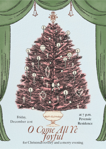 Christmas Tree Viewing - Holiday Party Invitation by Paperless Post