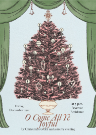 Christmas Tree Viewing by Paperless Post