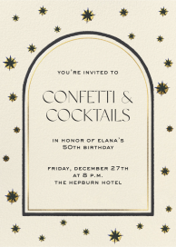 Gilded Night - Birthday Invitation by Jungalow