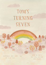 Rainbow Forest - Birthday Invitation by Paperless Post