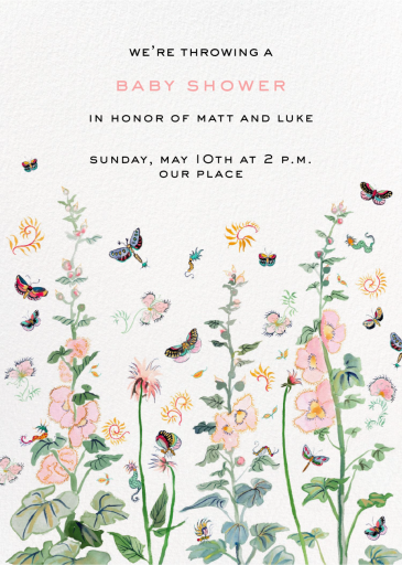 Butterfly Meadow (Inslee Fariss) - Baby Shower Invitation by Dogwood Hill
