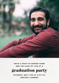 Split Screen - Graduation Party Invitation by Paperless Post
