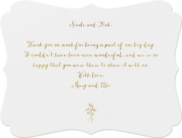 Alcazar (Thank You) by Crane & Co.