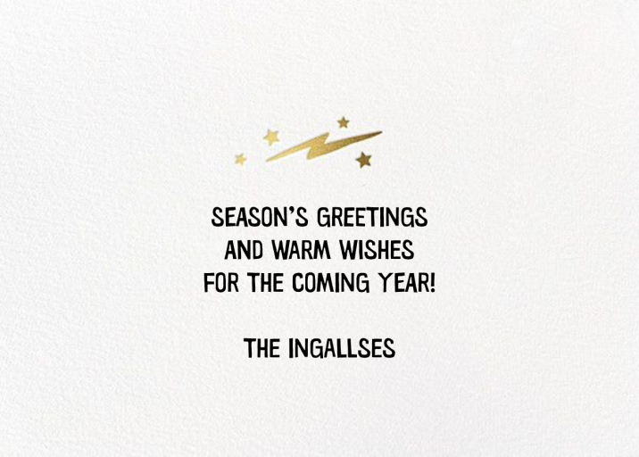 Santa's Pit Crew - Christmas Card by Hello!Lucky - Back