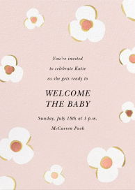 Three Petals - Baby Shower Invitation by kate spade new york