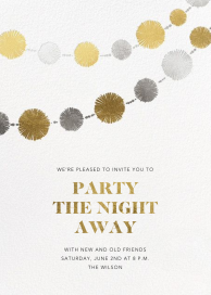 Pom Bunting por Paperless Post