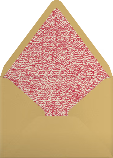 Ski Bunny - Coral & Tusk Envelope
