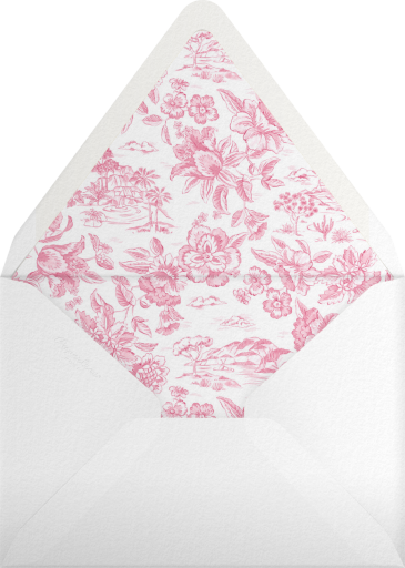 Toile Flowers - Liberty Envelope