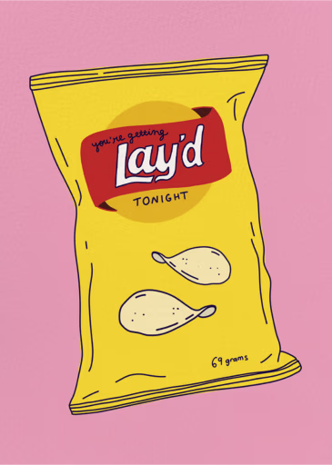You’re a Snack - Valentine's Day Card by Party Mountain