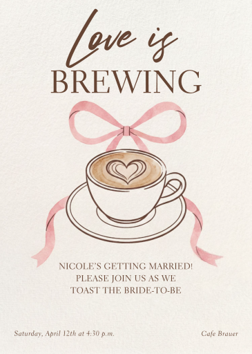 Bonjour Bebe - Bridal Shower Invitation by Paperless Post