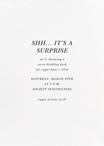 Blindfold Bubble - Invitation by Paperless Post - Back