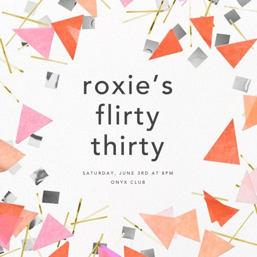 Scatter - Birthday Invitation by CONFETTISYSTEM