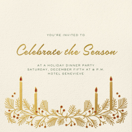 Adventskranz by Paperless Post